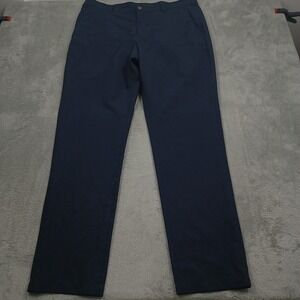 Bluffworks Pants Mens 38x34 Blue Chino Pockets Regular Fit Preppy